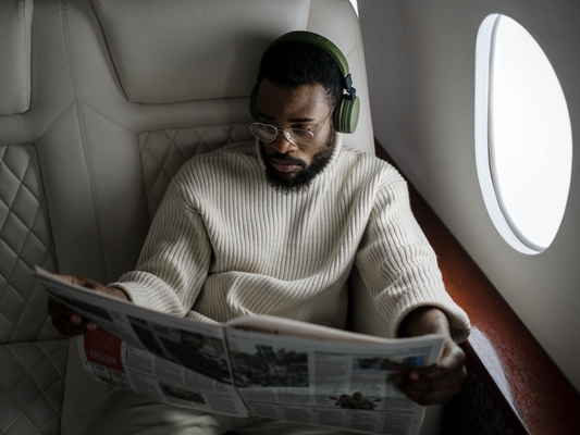 Warum wir im Flugzeug ehrlicher zu uns selbst sind