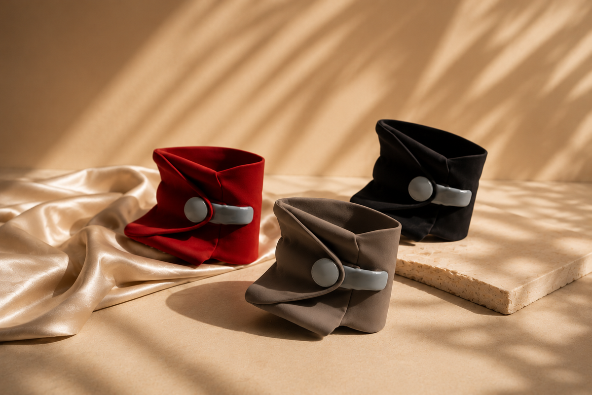 NeckDream in den Farben Schwarz, Grau und Rot